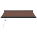 Miniatyrbilde 4 av 11: vidaXL Automatisk uttrekkbar markise brun 350x250 cm