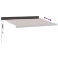 Miniatyrbilde 6 av 11: vidaXL Automatisk uttrekkbar markise brun 350x250 cm