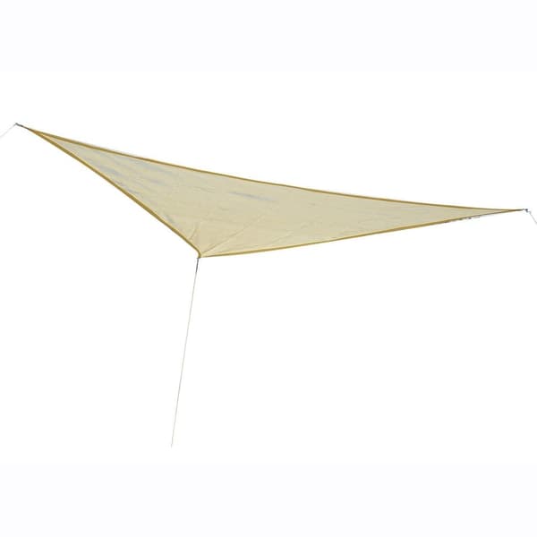 Rootz Awning Sun Canopy - Sun Shade - UV Protection - blockerar 90% UV -strålar - 6x6x6m Brown HDPE - andningsbar