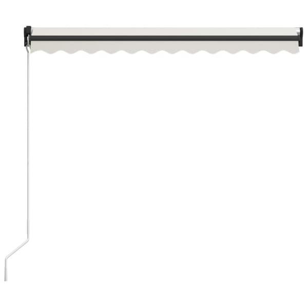 Markis manuellt infällbar 300x250 cm gräddvit