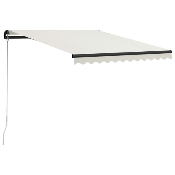 Markis manuellt infällbar 300x250 cm gräddvit