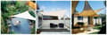 Miniatyrbillede 9 af 9: IbizSail Garden Sun Sail Vandtæt 4 x 4 x 4 m Beige