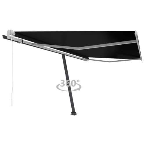 Fristående markis automatisk 450x300 cm antracit