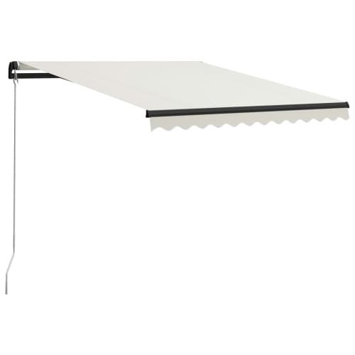 Markis manuellt infällbar 300x250 cm gräddvit