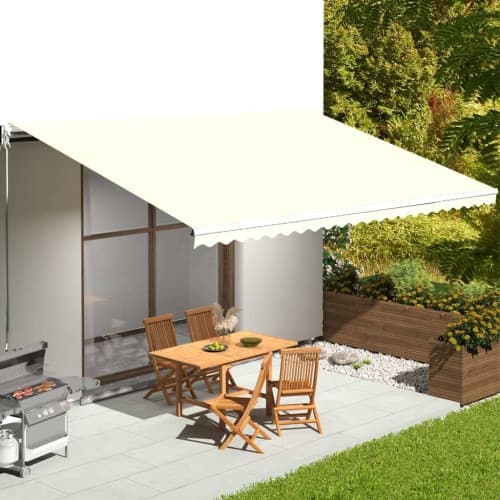 Markisväv gräddvit 6x3,5 m