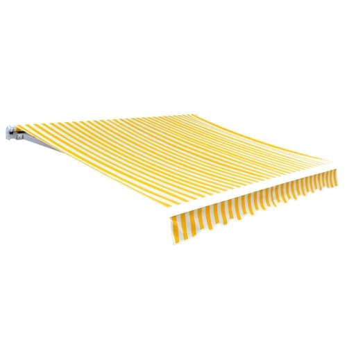 Markisduk solros 4 x 3 m gul & vit (utan ram)