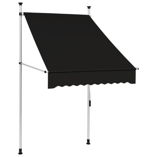 Markis manuellt infällbar 100 cm antracit