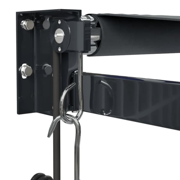 Automatisk infällbar markis antracit 3,5x2,5 m