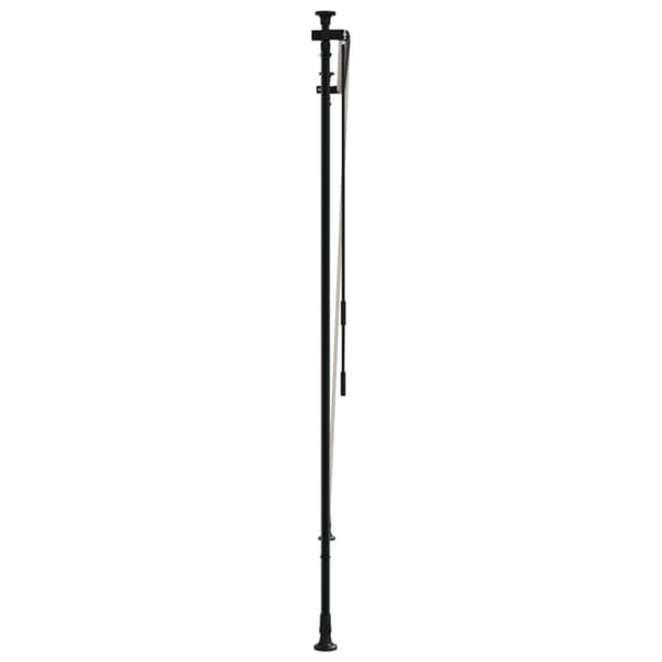 Rullgardin utomhus gul och vit 150x270 cm tyg&stål