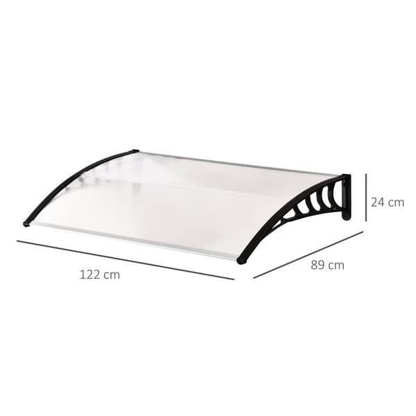 Rootz Canopy Protective Roof - UV -resistente - Vandbestandigt - Beskytter mod sol & vejr - 89x122x24cm hvid