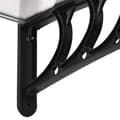 Miniatyrbillede 9 af 10: Rootz Canopy Protective Roof - UV -resistente - Vandbestandigt - Beskytter mod sol & vejr - 89x122x24cm hvid