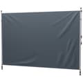 Miniatyrbillede 1 af 10: Rootz Klemmmarkise med håndsving - Justerbar fælles armmarked - Solbeskyttelse - UPF30+ - 350 cm x 221-311 cm - Grå