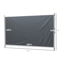 Miniatyrbillede 3 af 10: Rootz Klemmmarkise Joint Arm Awnle - Udendørs markise - Solbeskyttelse - UPF30+ Coating - 400 cm x 221-311cm