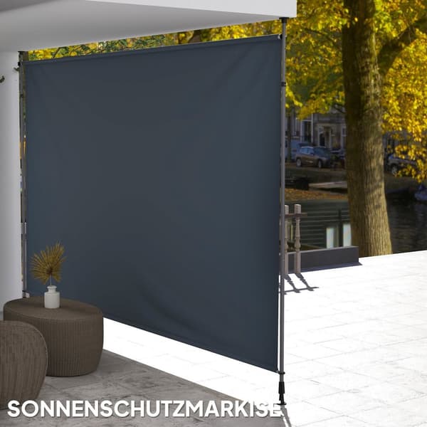 Rootz Klemmmarkise Joint Arm Awnle - Udendørs markise - Solbeskyttelse - UPF30+ Coating - 400 cm x 221-311cm