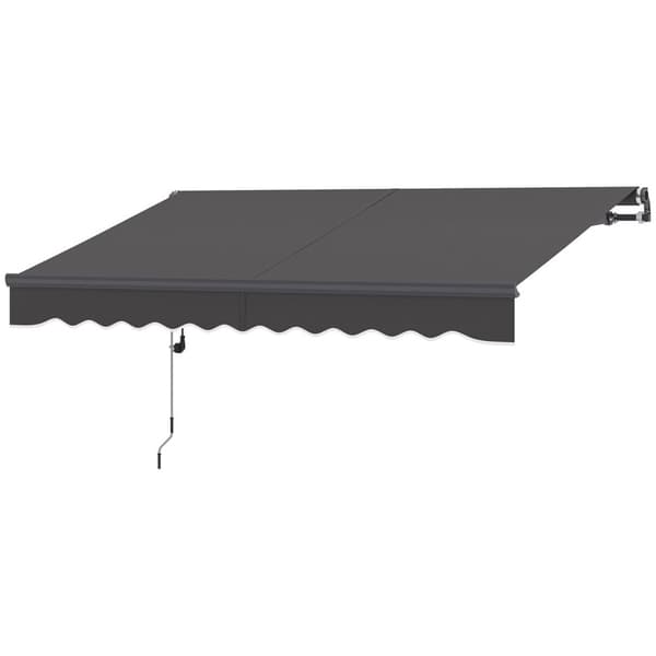 Rootz Klemmmarkise Markise - Udtrækkelig baldakin - Solskygge - UV -beskyttelse - 296 cm x 250 cm - Holdbart aluminium & polyester stof