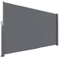 Miniatyrbillede 10 af 10: Rootz Side Awner - Udvidelig uigennemsigtig beskyttelse af privatlivets fred - Solbeskyttelse - UV -resistent - 300 x 180 cm