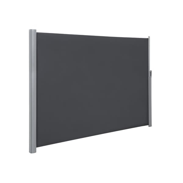 Sivumarkiisi 200 x 400 cm puutarhan harmaa