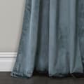 Miniatyrbild 4 av 4: Pannor - Lush Decor - Prima Velvet - Blå Skiffer - 213.36 x 96.52 cm - Sammet