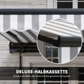 Miniatyrbillede 7 af 9: Balkonmarkise, 350x250x150 cm, Grå + Hvid