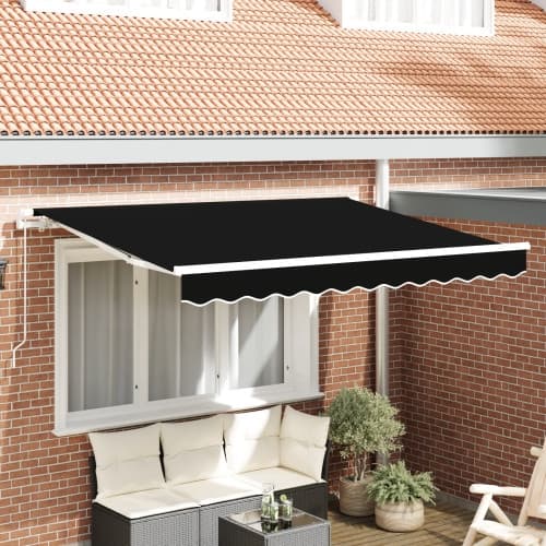Markis Ersättningstyg för 3.5x2 m Ram - Svart