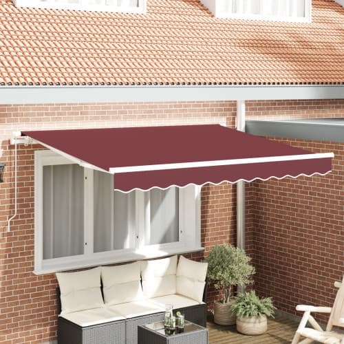 Ersättnings Tyg för 2.5x2 m Ram Burgundy