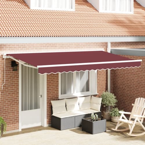 Markis Ersättnings Tyg för 4x2 m Ram Burgundy