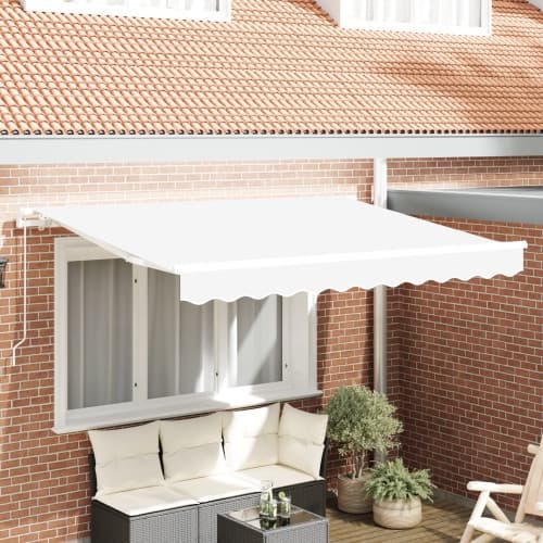 Markis Ersättningsduk för 3.5x2 m Ram Vit