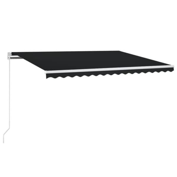 Markis manuellt infällbar 450x350 cm antracit