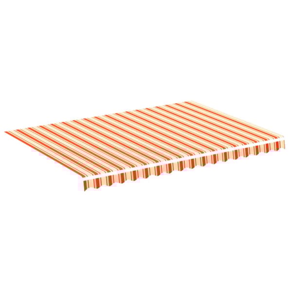 Markisväv gul och orange 3,5x2,5 m