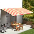 Miniatyrbild 1 av 2: Markisväv gul och orange 6x3 m