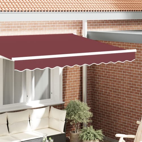 Markis Valance för 2.5 m Ram Burgundy 2.3x0.2 m