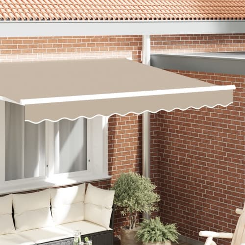 markisvalance för 3 m ram Beige 2.8x0.2 m