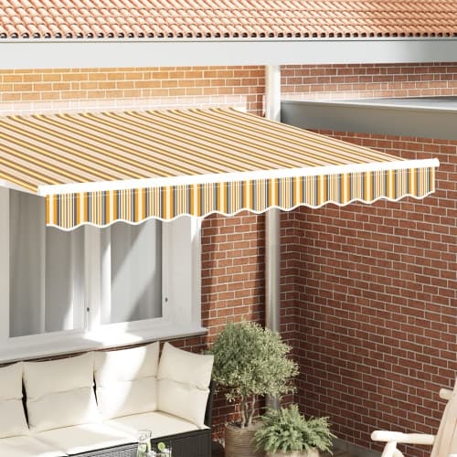 Markisvalance för 2.5 m ram, flerfärgad, 2.3x0.2 m
