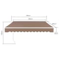 Miniatyrbillede 2 af 2: Solmarkise, UV- og vandafvisende, holdbar aluminiumsramme,2,5-2M