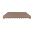 Miniatyrbillede 1 af 2: Solmarkise, UV- og vandafvisende, holdbar aluminiumsramme,2,5-2M