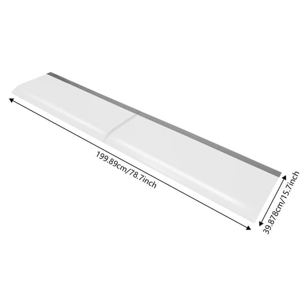 Regnproof Dörröverbyggnad, Hög Hållbarhet, Modern Design,200x40 cm