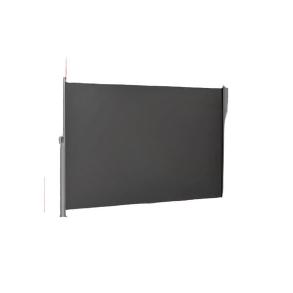 Rootz Udvidelig side markise - stålkasse - udtrækkelig solskygge - Rustbestandig - Anthracite - 160 cm x 450 cm