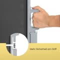 Miniatyrbillede 4 af 5: Rootz Side Awnle - Udtrækkelig Sun Shade - Privatlivsskærm - Rust Resistant - 200 cm x 300 cm - Ideel til udendørs & poolside