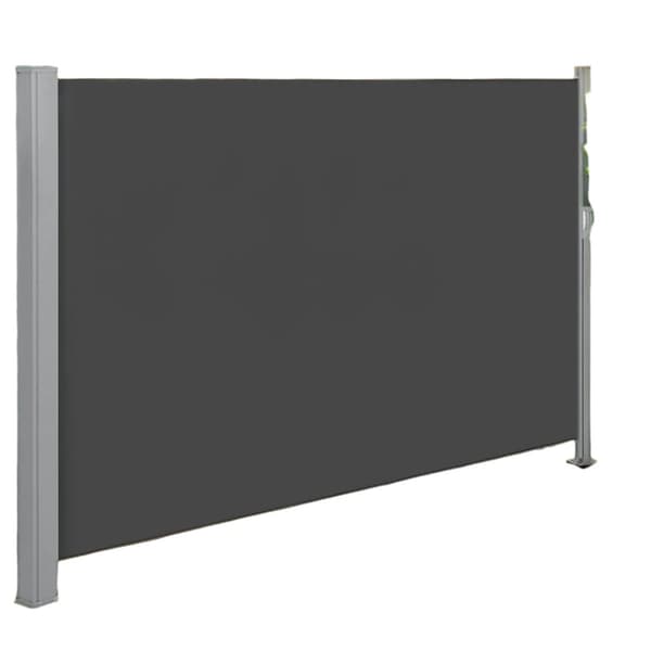 Rootz Side Awnle - Udtrækkelig Sun Shade - Privatlivsskærm - Rust Resistant - 200 cm x 300 cm - Ideel til udendørs & poolside
