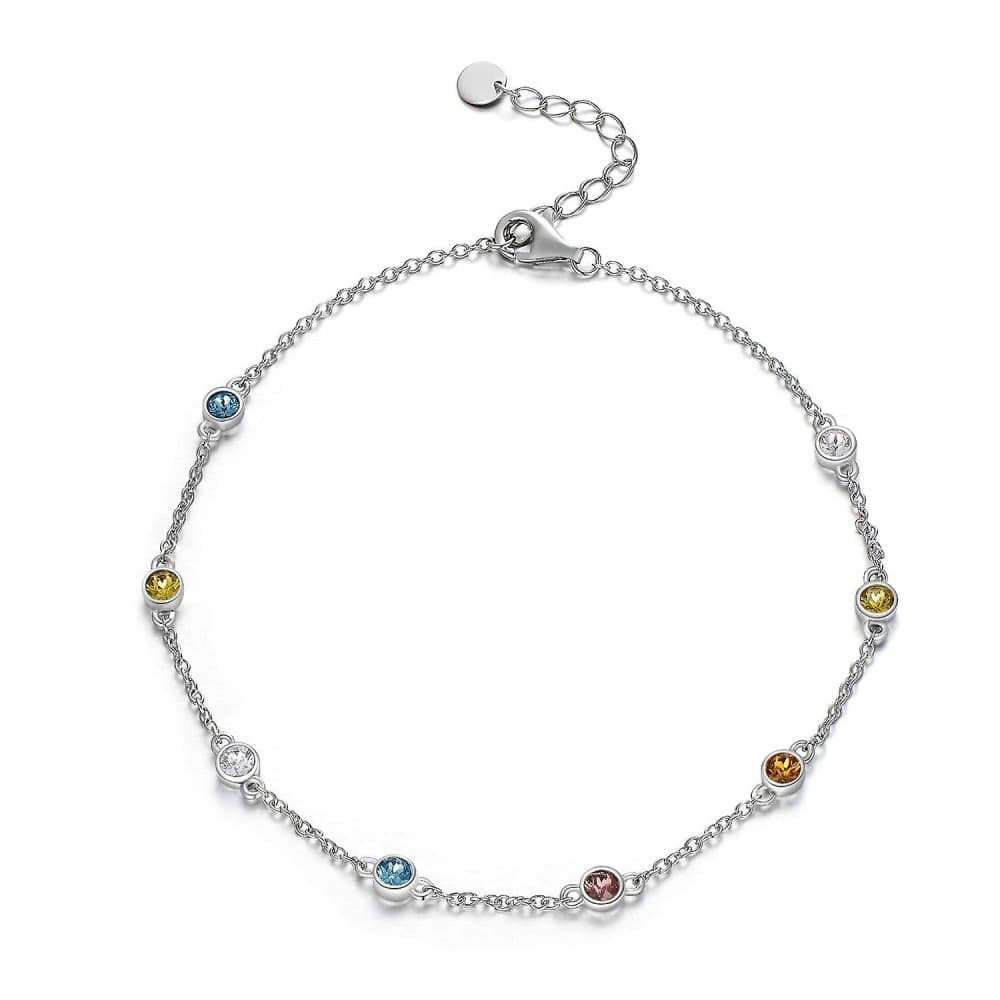 Sterling silver ankelarmband