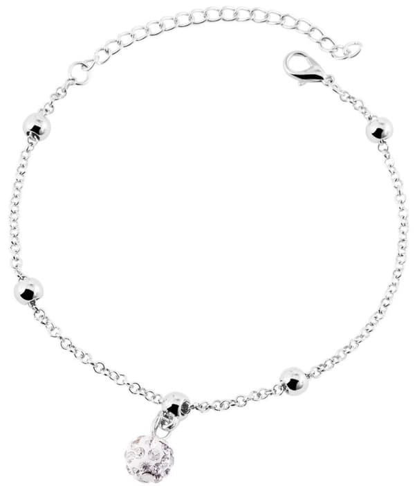 Silver Fotsmycke Fotlänk Vristlänk Fotkedja i Stål - Shamballa