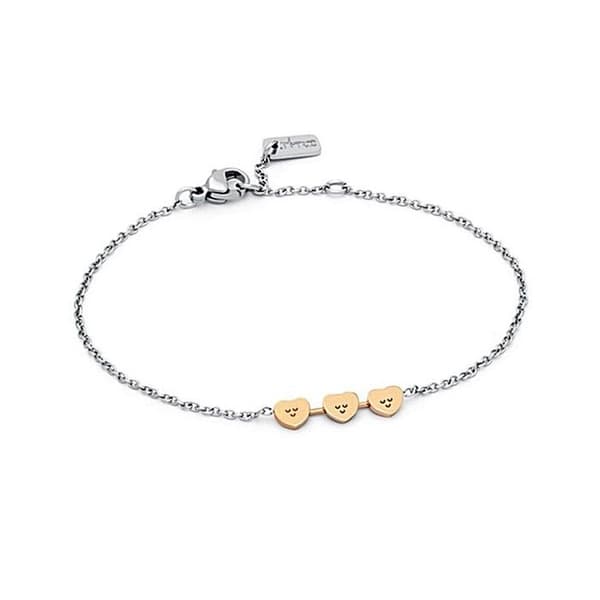 Armband - Mr. Wonderful - WJ30205 - Rostfritt stål - Silverfärgad - 18,5 cm - Justerbar