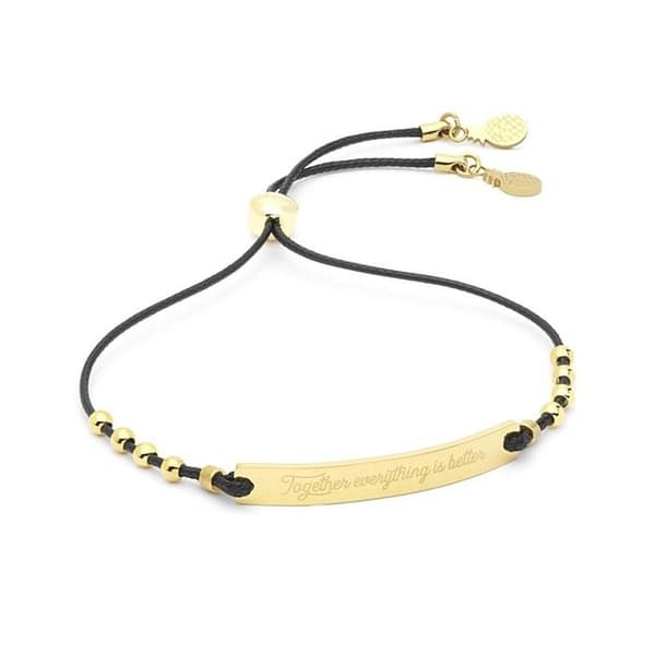 Armband - Mr. Wonderful - WJ30106 - Rostfritt stål - Guld - Kvinna