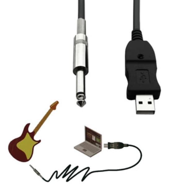 USB-gitarkabelkabel for gitar