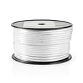 Miniatyrbillede 5 af 5: Nedis Coax Kabel På Rulle | RG6T | 75 Ohm | Dobbelt afskærmet | ECA | 100.0 m | Coax | PVC | Hvid | Rulle