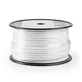 Miniatyrbillede 6 af 6: Nedis Coax Kabel På Rulle | 4G / LTE secure | 75 Ohm | Triple afskærmet | ECA | 100.0 m | Coax | PVC | Hvid | Rulle