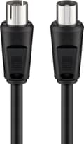 Miniatyrbild 1 av 5: Goobay Antennkabel ( koaxial-plugg > koaxial-uttag ), 0.5 m