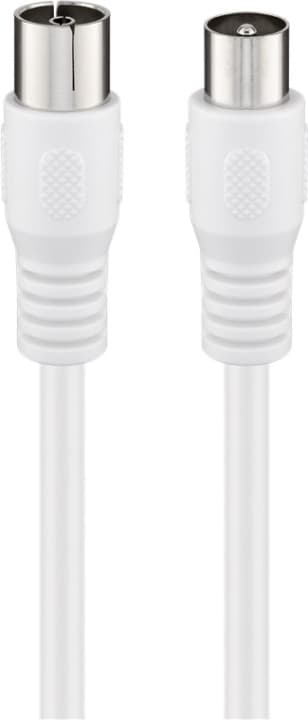 Goobay Antennkabel (Class A+, >95 dB), 3x skärmad koaxial-plugg > koaxial-plugg (helt skärmad), 3 m