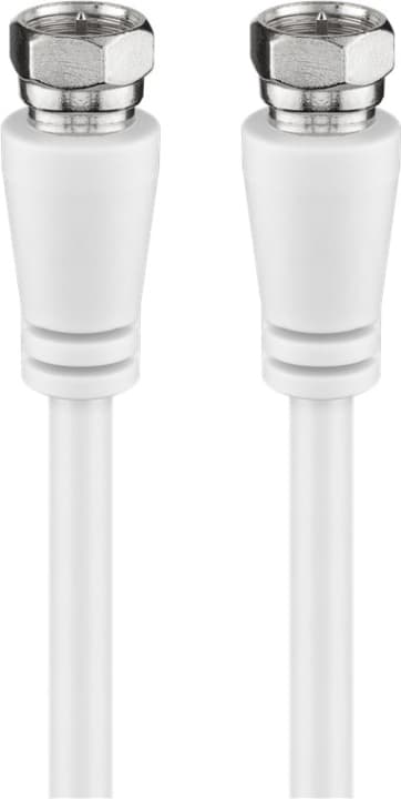 Goobay SAT-antennekabel (klasse A+, >95 dB), 3x skjermet F-plugg > F-plugg (helskjermet), 1,5 m