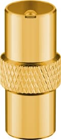Pikkukuva 6 / 8: Goobay TV-antennkabel (135 dB), 4x skärmad guldpläterad, koaxial-uttag 90° > koaxial-plugg 90°